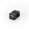 USB A 2.0 femmina-femmina con fissaggio Keystone